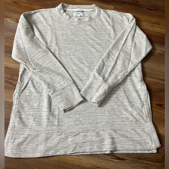 Aerie women’s sweatshirt, crewneck, side splits, oversized, size XS, gray - Picture 1 of 11